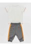 Dino At Work Boy's T-shirt Capri Shorts Set - 4