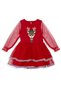 Girl's Christmas Deer Tulle Red Costume Dress – Ages 2-8 - 3