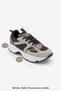 Women's Sneaker High Thick Sole Multi-Piece Lace-Up Sports Shoes Merita Gray Suede - 9