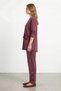 Women's Ruffle Detailed Modal Blend Set – 14456Tks - Bordo - 2