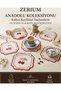 Premium Set of 6 Cocktail and Coffee Coasters with Cherry Motifs and Gold Embroidery
