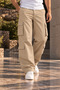 Men's Premium Imported Linen-Blend Breathable Baggy-Fit Jogger Pants with Cargo Pockets