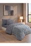 Single-Person Set: Reversible Plush Welsoft Fleece Puff (Duvet + Fitted Sheet + 2 Pillowcases) - 2