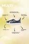 Multi Navy Blue Mix Barefoot Kids Shoes - 3