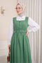 Double Suit with Buttoned Top Shirt - Green - 6