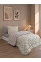 Single-Person Set: Reversible Plush Welsoft Fleece Puff (Duvet + Fitted Sheet + 2 Pillowcases)