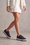 Women's Sneaker Thick Sole Lace-Up Sports Shoes Sifaz Navy Blue - 4