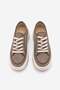 Women's Sneaker Thick Sole Lace-Up Suede Sports Shoes Kotnel Mink - 7