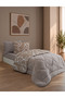 Single-Person Set: Reversible Plush Welsoft Fleece Puff (Duvet + Fitted Sheet + 2 Pillowcases) - 2