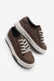 Women's Sneaker High Sole Lace-Up Sports Shoes Kotnel Brown Suede