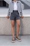 Women's Sneaker High Sole Lace-Up Sports Shoes Kotnel Tobacco Brown Suede - 2