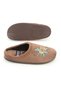 Women's Winter Pu Comfortable Sole Embroidered Design Home Garden Slippers - 6