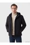 Sparkling Choices from Shining Store Standard Fit Stand Roba Collar Puffer Coat