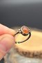 Copper-Brown Agate: Elegant, Delicate Design, Trendy Ring, Adjustable (Gift, Everyday, Versatile) - 4