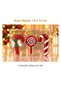 New Year's Christmas Tree Ornaments with Candy Cane and Lollipop Shapes, 3-Piece Set, Box 18x14 cm - 3
