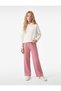 Ribbed Sweatpants with Elastic Waist