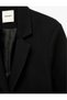 Classic Collar Long Sleeve Crop Blazer Jacket - 7