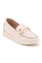 Agev Genuine Leather Orthopedic Women's Casual Ballerina Shoes Beige - 4