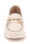 Agev Genuine Leather Orthopedic Women's Casual Ballerina Shoes Beige - 5