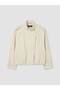 Ozmarka New Season White Stand Collar Women's Jacket - 7