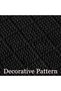 Soft Jacquard Throw Blanket for Sofa, Black - 6
