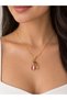 316L Steel Non-Tarnish Zircon Stone Mother Daughter Necklace