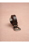 100% Genuine Leather Belt with Silver Buckle - 3