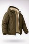 Men's Premium Fur Lined Thick Water and Windproof Comfort Plus Coat Jacket