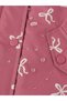Özmarka New Season Pink Hooded Water Repellent Baby Girl Coat - 3