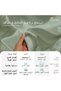 أغطية وسائد من القطن بنسبة 100%، مقاس 48 × 74 سم، لون أخضر فاتح، عدد الخيوط 400. - 5