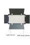 Pro LED 600 Professional Photo & Video Light Kit - 3