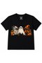 Halloween Spooky Cat Trio - Mummy Ghost Witch Cats Kids Graphic T-Shirt