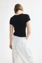 Ribbed T-shirt - 4