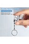 قارئ بطاقات USB C Micro SD مع سلسلة مفاتيح، قارئ بطاقات ذاكرة من النوع C إلى Micro SD SDHC SDXC TF مع قابس أمريكي - 7