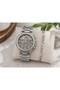 Men's Steel Wristwatch with Calendar, Gray Dial, Metal Band, Gift Boxed Sports Watch Frn57 - 4