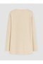 Vision New Season Beige V-Neck Patterned Maternity Pajama Set - 8