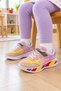 Girl's Colorful Velcro Orthopedic Sole Daily Sports Shoes Sneaker - 2