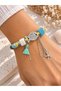 New Year's 3-Piece Bracelet Gift Box (Steel Bracelet with Turquoise Stone, New Year's Bracelet, Ethnic Bracelet) - 2