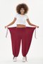 Women's Loose Fit Shalwar Trousers with Lace-Up and Leg Pockets |   Baggy Harem Pants - 9