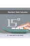 آلات حاسبة، آلة حاسبة مكتبية، آلة حاسبة قياسية أساسية، شاشة LCD كبيرة بـ 12 رقم، أزرار كبيرة - 6