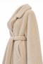 Belted Fur Camel Coat 13894 - 3
