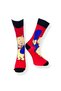 5-Piece Unisex Flexible Cartoon Character Colorful Cotton Socks - 3