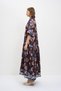 Women's Floral Patterned Modern Dress(7090) - 3