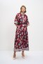 Women's Floral Patterned Modern Dress(7090) - 6