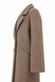 Double-Breasted Collar Pocket Detailed Cashmere Coat Mocha Coat 13300 - 4