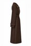 Garni Detailed Belted Brown Dress 0411 - 4