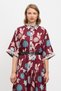 Women's Floral Patterned Modern Dress(7090) - 5