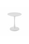 طاولة كافيه حديد T-8 WHITE 70*70