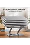 Laptop Stand with 360° Rotating Base, Ergonomic Computer Riser for Desk, Adjutable Height Muti-Angle - 4
