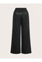 Women's Crystal Stone Printed Spanish Flare Baggy Wide Leg Y2K Sweatpants